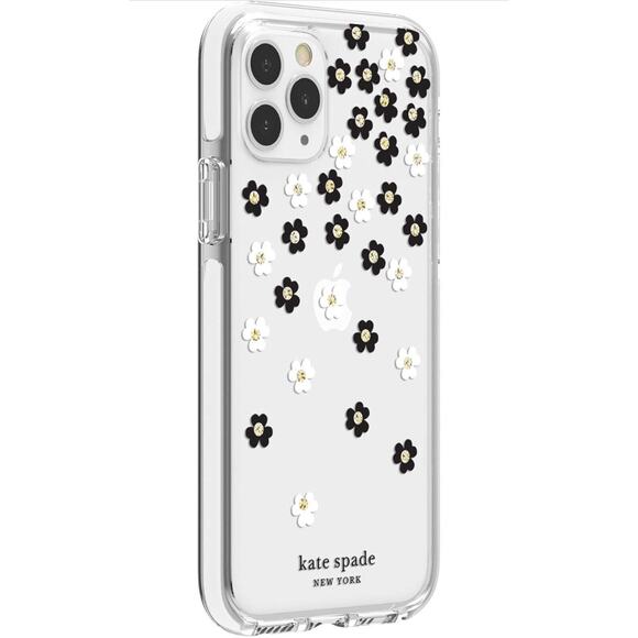Kate Spade Scattered Flowers Gold Gems For iPhone 11 Pro / Xs Hard Shell Case - Picture 3 of 5